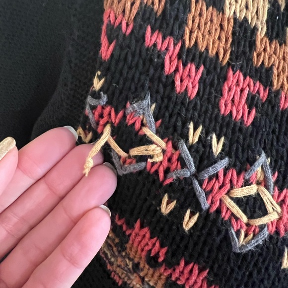 RXB Black and Multicolor Cardigan - Picture 5 of 6